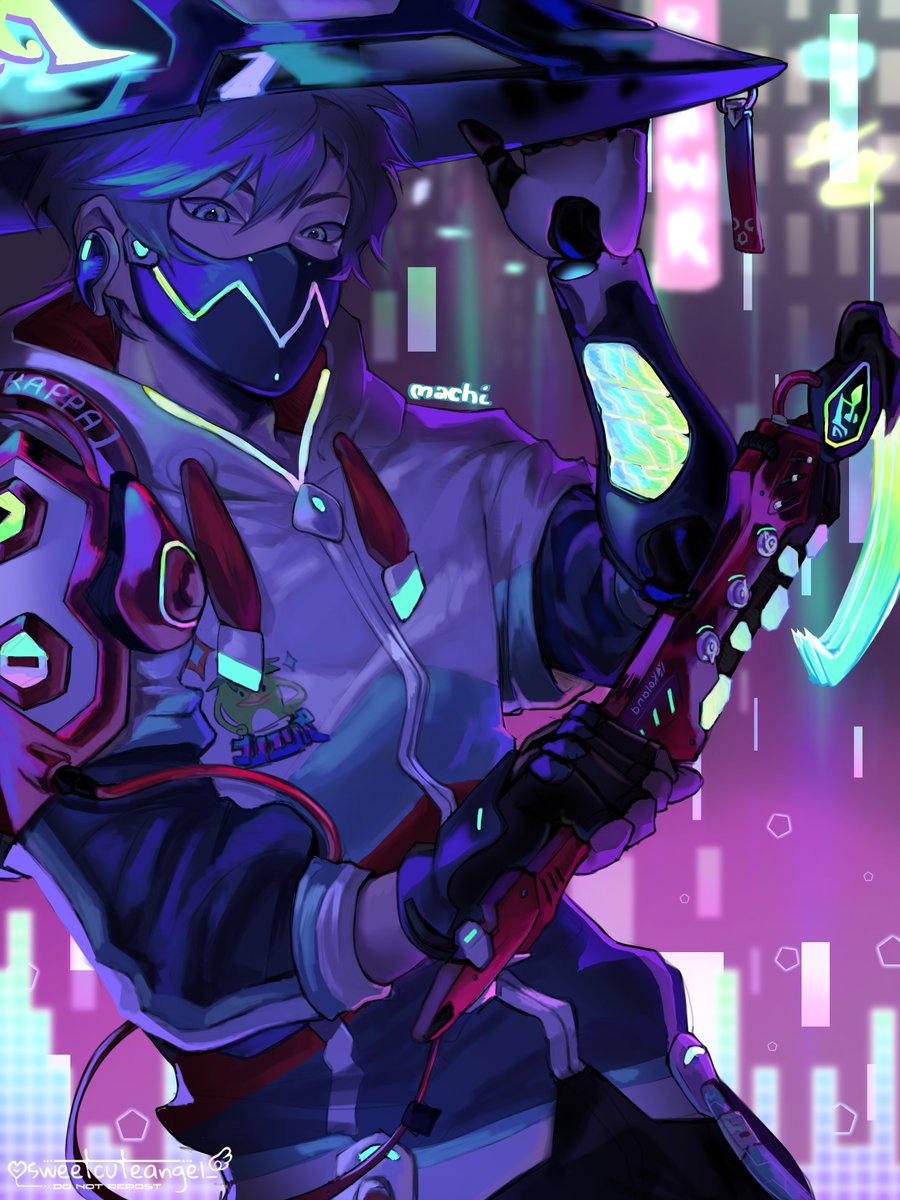 sweetcuteangel_'s tweet photo. Mizukiiiii⛓️ no esperaba una skin para él, me encantaaa 
#Mizuki #overwatchfanart #ow https://t.co/SVLV3XUqqG