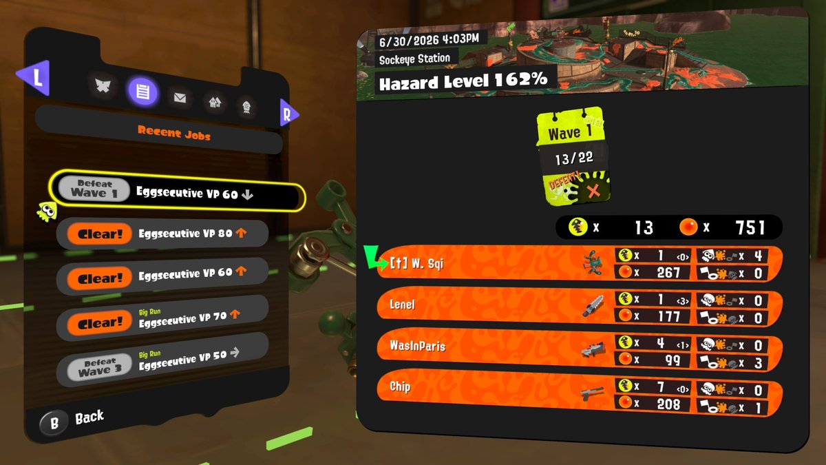 watchmanshi's tweet photo. Connection issues right after this match. Charged air. Spike in electricity. Shocked me for a second.

#NintendoSwitch #Splatoon3 https://t.co/z5fMaiK9p9