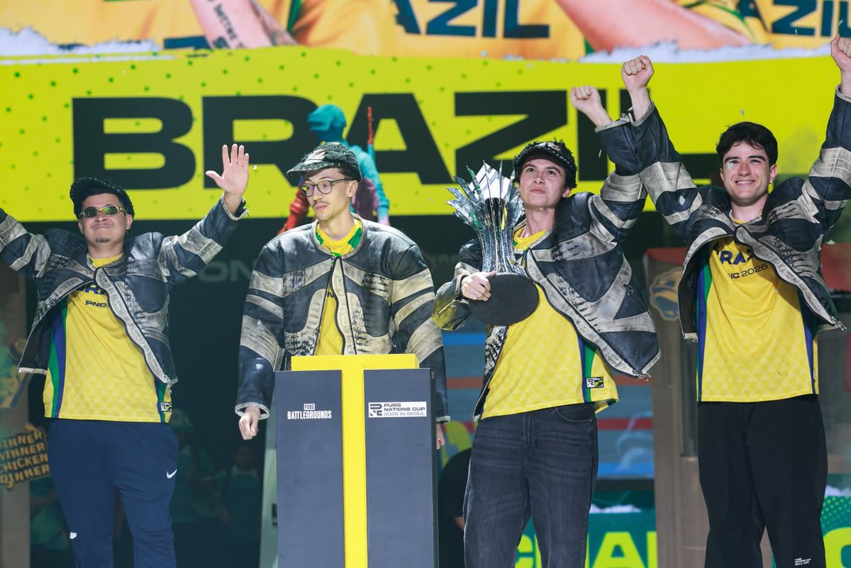 esports_ROC's tweet photo. AQUI É BRASIL, RESPEITA!

Parabéns pra seleção brasileira de PUBG pelo título mundial. E que orgulho ver o nosso @_sparkingg representando demais nessa caminhada. 🇧🇷💚

Parabéns, campeões @tny7_ @_zkrakeN @bielmtcalmo @Rds149 👏 https://t.co/amXdX6LFPc