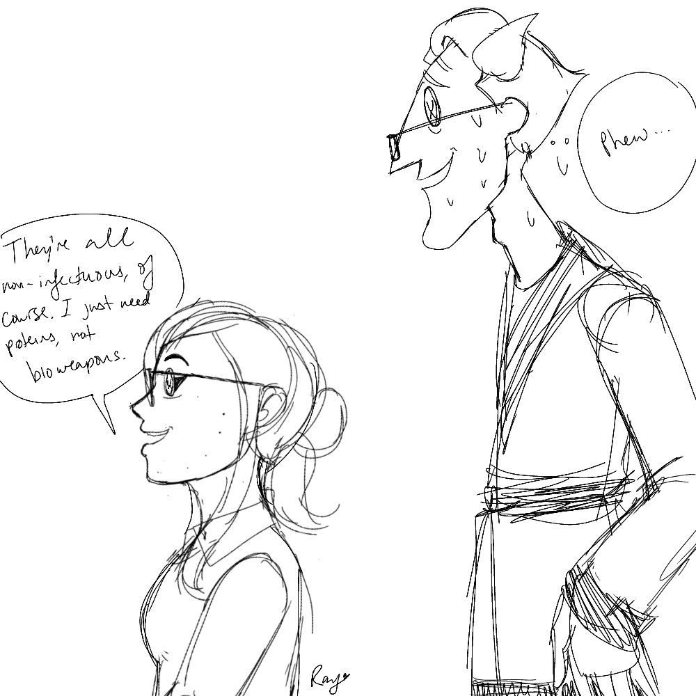 pipettebuttons's tweet photo. Forgot I had this doodle of me explaining a bit of my work to Charlie when we first got to know each other

I kinda gave him a good scare before giving him context for everything.. whoops

#CharlRay #rkgk #りあこ https://t.co/1Uv55acPGw