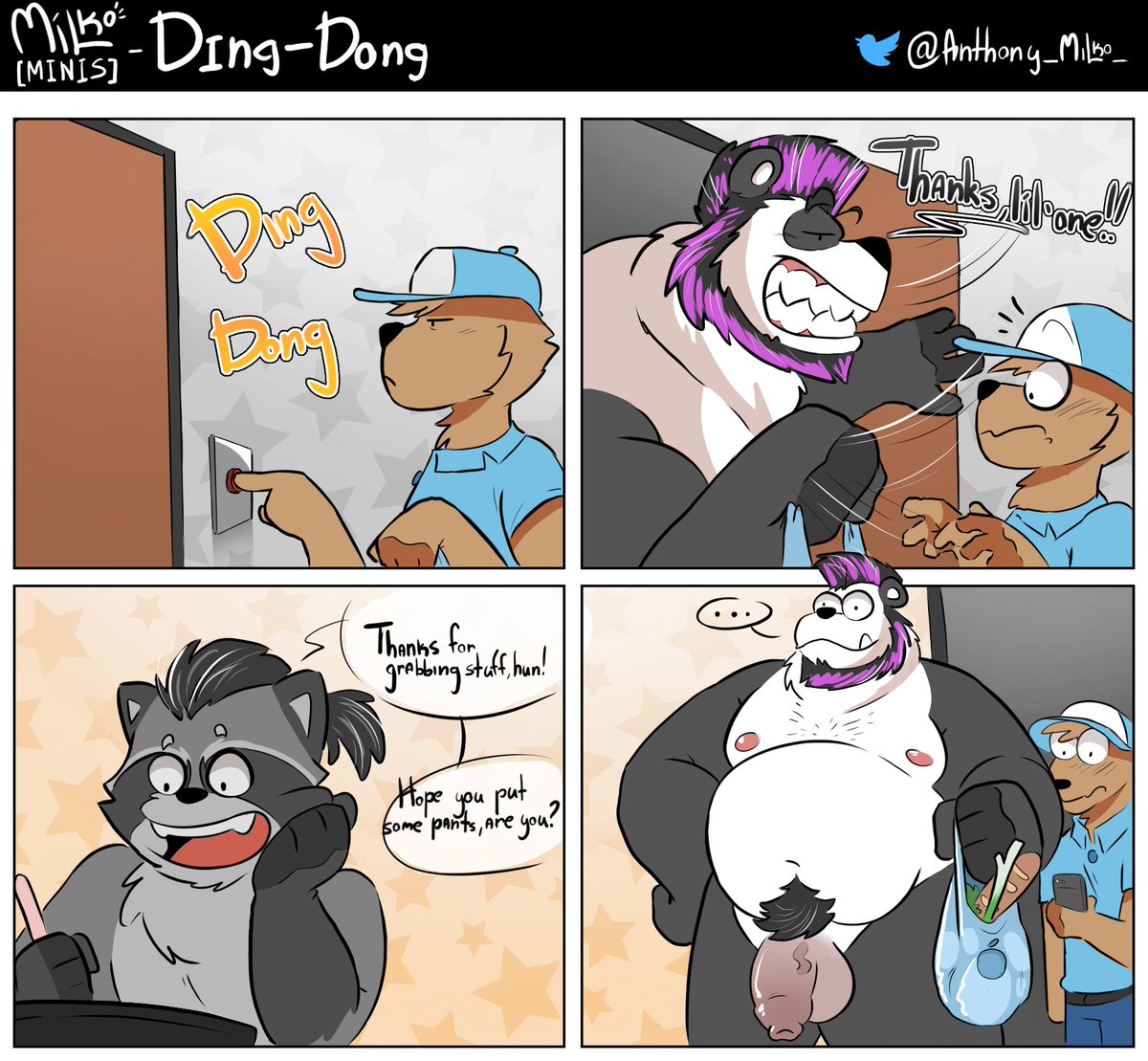 Anthony_Milko_'s tweet photo. Our first mini comic! 
Milko minis "Dong-Dong"!! ✨❤️ https://t.co/mKF9rrUitG