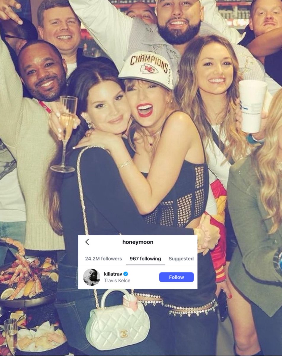 LanasChart's tweet photo. According to Rolling Stone, Lana Del Rey will be able to sing “Young and Beautiful” at Taylor Swift and Travis Kelce's wedding. She will be one of the artists between Stevie Nicks, Paul McCartney and TimMcGraw to sing for the couple.

“Swift is a huge Lana Del Rey fan; she’s gushed about the singer time and time again, and even called her “one of the best musical artists ever.” So it’s not out of the realm of possibility that the singer would not only be in attendance, but might even perform one of her cinematic cuts at the wedding […], Plus, Del Rey has a plethora of romantic, slow-dance songs to pick from. There’s “Video Games,” of course, but the devotional “Young and Beautiful” feels like the obvious choice here.”