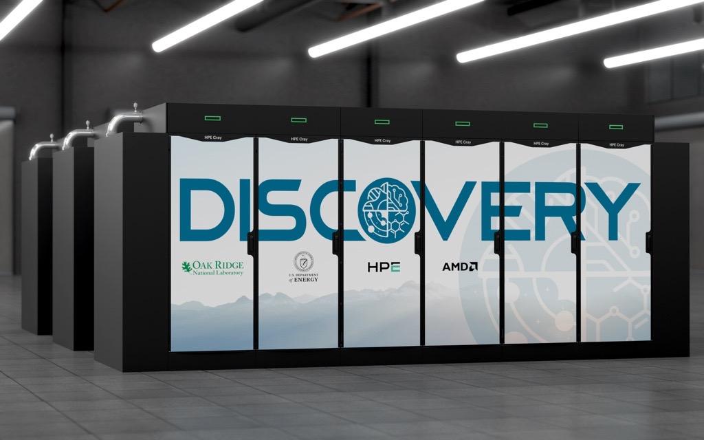 HPCwire's tweet photo. #Discovery isn’t slated to go online until 2028. But the Department of Energy is already lining up applications to run on the #exascale machine, which will be the successor to #Frontier at the Oak Ridge National Laboratory. https://t.co/4kllFVaO0i #ORNL https://t.co/aLfvpZdQ9B