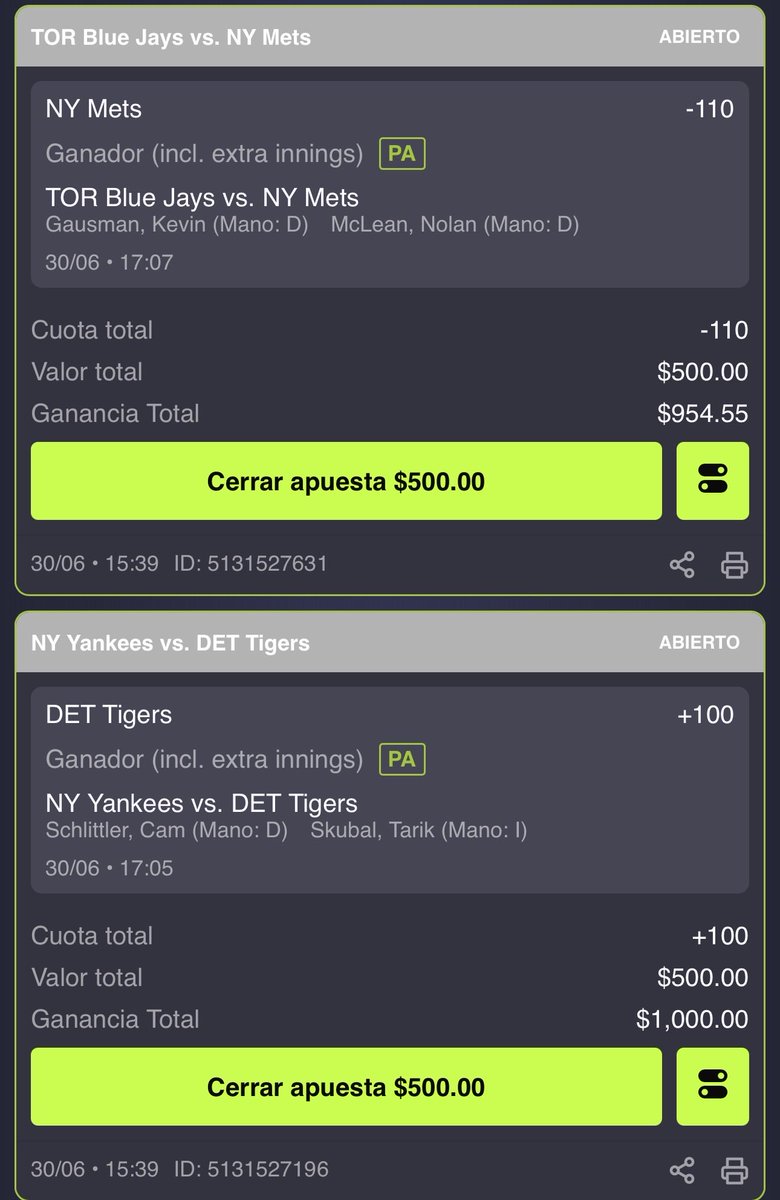 OHPicks_'s tweet photo. Les dejo los 2 free picks de hoy:
¿Me sigues en alguno?👊🏼 https://t.co/QVm461Ypxg