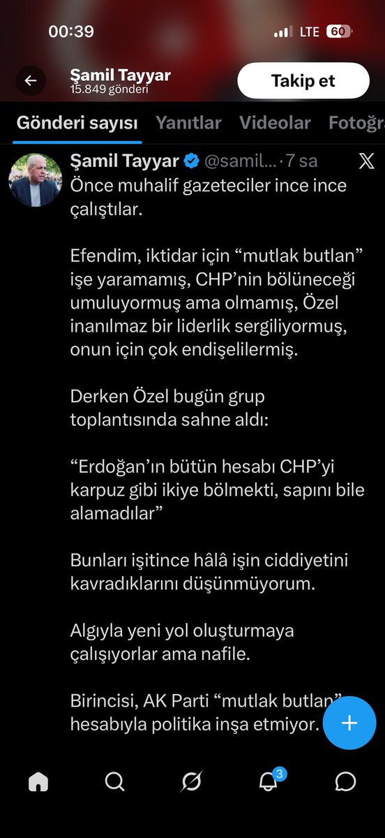 SofiasSound's tweet photo. @samiltayyar27 “Toplumsal gündemin de ilk sıralarında CHP yok.” diyenin son 3 twiti https://t.co/omJ9hl9rsC