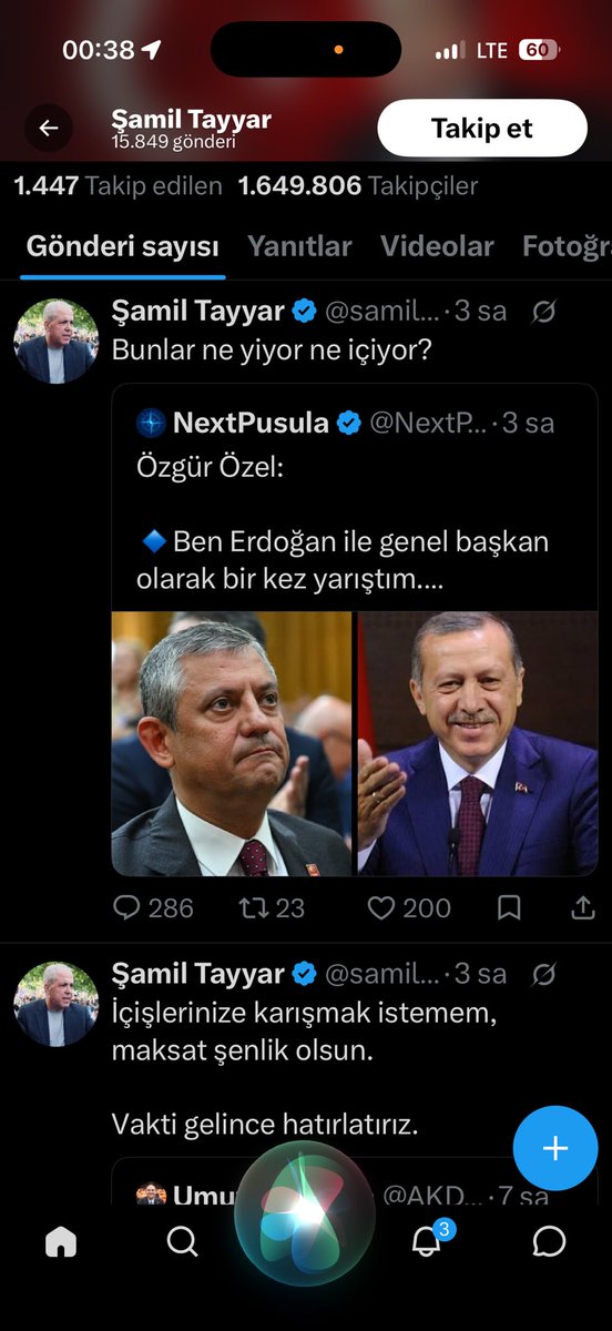 SofiasSound's tweet photo. @samiltayyar27 “Toplumsal gündemin de ilk sıralarında CHP yok.” diyenin son 3 twiti https://t.co/omJ9hl9rsC
