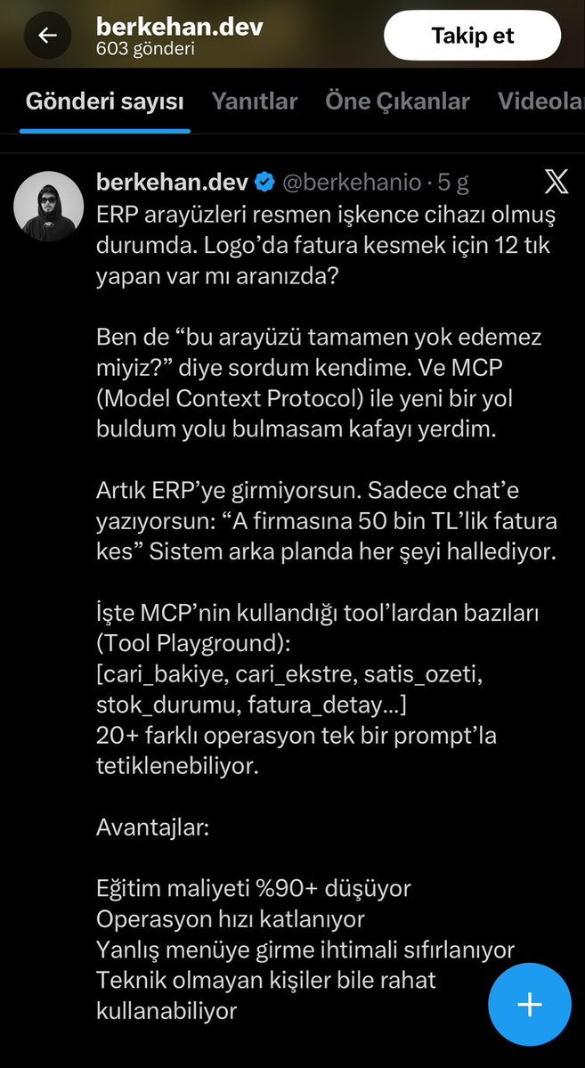 byteseffect's tweet photo. @berkehanio @bthnhncl @0xMWR Adam akıllı ürününüz de yok anladığım kadarıyla bu sinir ondan dolayı, bu arada logoya yaptığın mcp yi sektörde kimse satmayı düşünüyorsun zaten çoğu firma logonun üzerine binen bir yazılım kullanıyorken, kullanmayan eski kafalı patronlara işi anlatırken başarılar https://t.co/GJiaYYkuHH