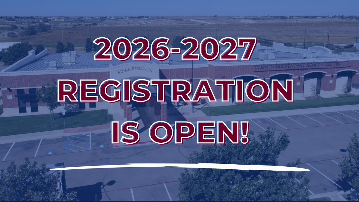 CanyonISD's tweet photo. Registration Reminder! 📢

Step 2 is now open. Log into Skyward Family Access and upload your proof of residency (utility bill, lease, or mortgage statement) to complete registration.

More info: https://t.co/4sXJCXWHlO https://t.co/dK5PyNR0hK