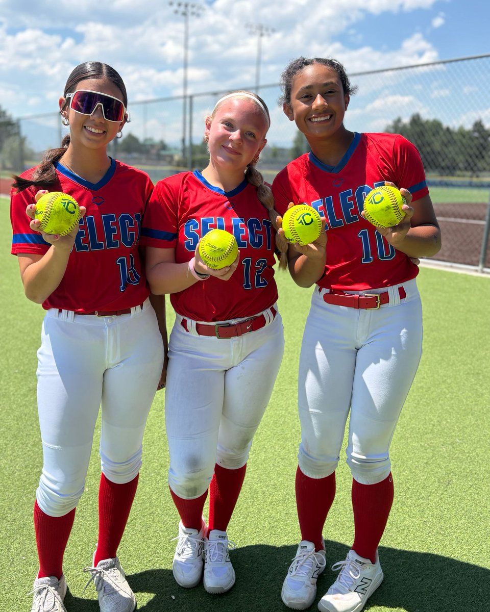 SelectForsythe's tweet photo. Congrats to Aubree #10, Arizona #18, and Ellie #12 on their dingers at the 2026 Colorado Sparkler. #WeAreSelect #Dinger #SelectLife https://t.co/Fst1n1kDRr