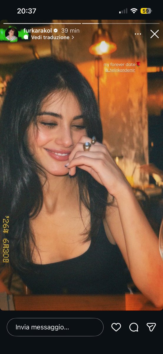 sevdigimsenbr's tweet photo. 📸| Helin Kandemir via Instagram Stories.🤍🌹 

#HelinKandemir • #SevdiğimSensin https://t.co/sAjLI5n7y7