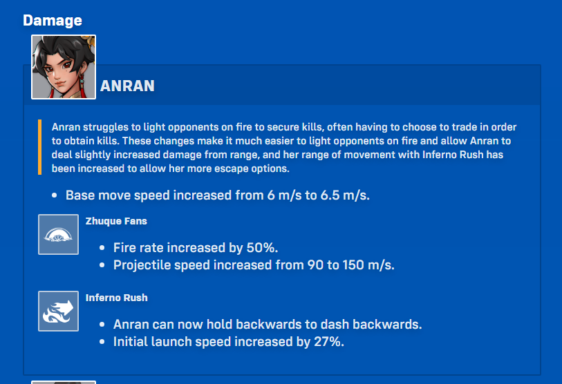 Phaedron7's tweet photo. highkey I think they could push 2/3 of these 5 changes from the new community mode to live patch and itd make Anran feel a bit smoother and better. its a lot of fun pace and tempo-wise too. https://t.co/9wfCEALvJr