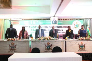 ShaveHon1's tweet photo. The fates of our two nations are closely intertwined, as demonstrated by our numerous joint collaborative projects in the economic sphere. Zimbabwe’s success is Zambia’s success and vice versa. https://t.co/Lz6fYQHUQ0