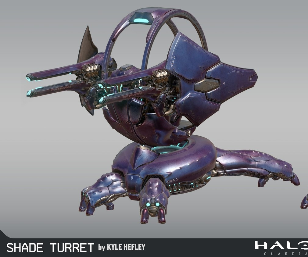 cia391's tweet photo. Huh the Campaign Evolved Shade is a Halo 5: Guardians one with a new base by the looks of it https://t.co/EJRsK8CvKa
