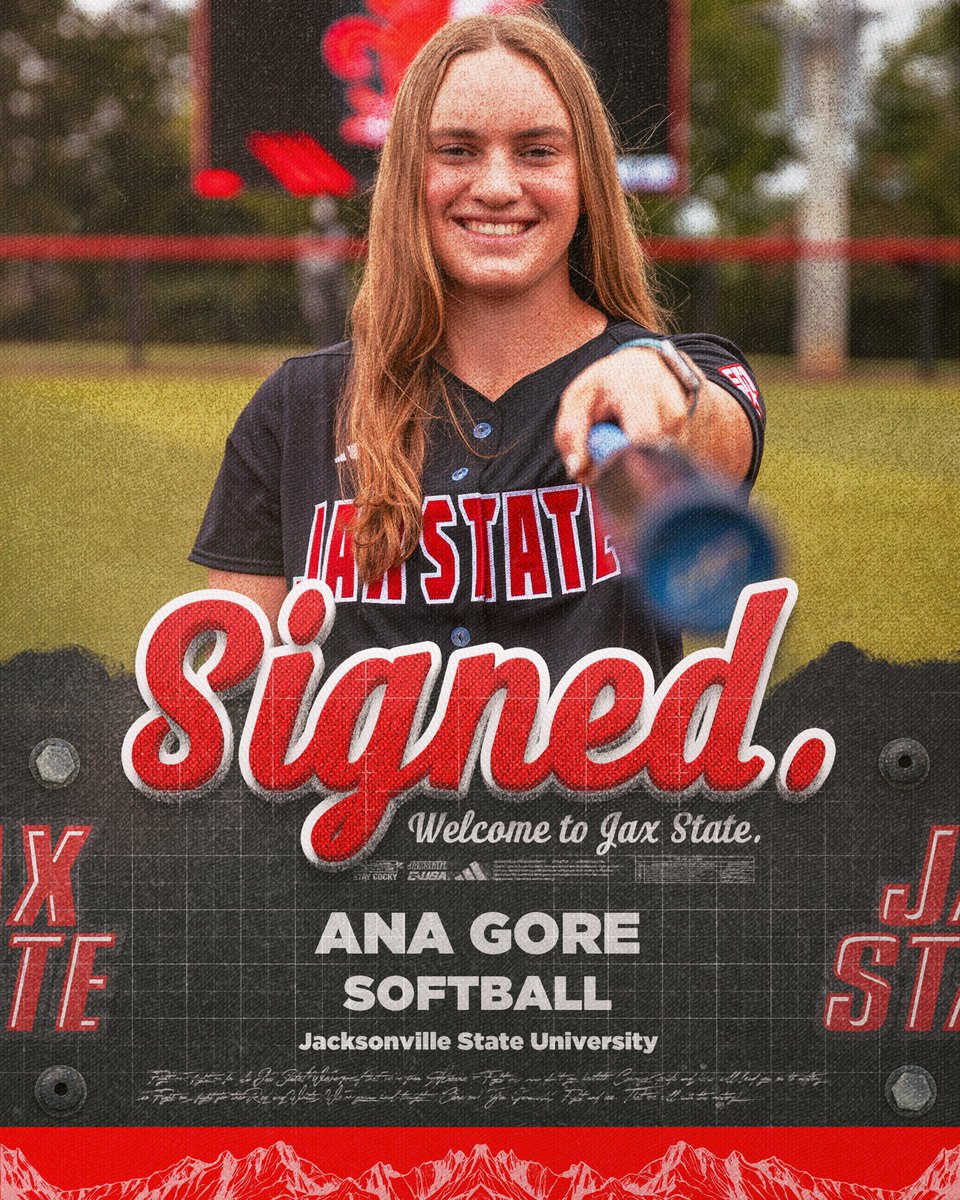 JaxStateSB's tweet photo. 𝓢𝓲𝓰𝓷𝓮𝓭✍️

Welcome, Ana Gore!!

#StayCocky🐔| #FearTheBeak👌 https://t.co/RLCTLLjH2k
