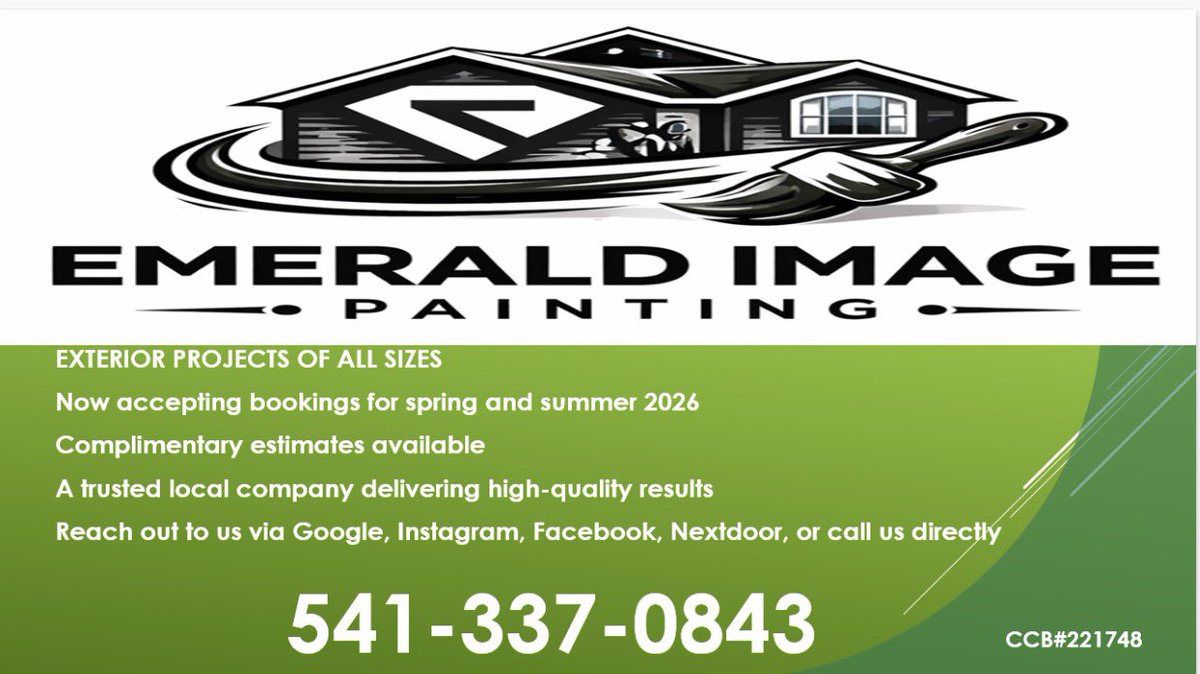 relyksha's tweet photo. 541-337-0843 call us today to schedule and estimate. https://t.co/Yjz9rE1HFG