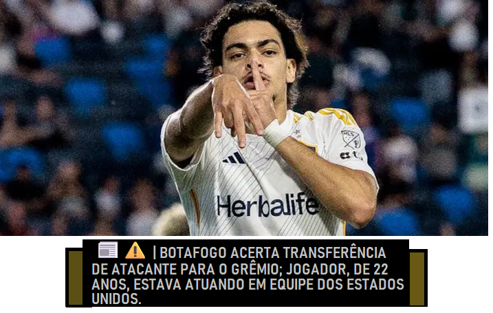 fogopress1's tweet photo. 📰⚠️| BOTAFOGO ACERTA TRANSFERÊNCIA DE ATACANTE PARA O GRÊMIO.

Botafogo acertou a transferência do atacante Matheus Nascimento, de 22 anos, para o Grêmio. A operação será em definitivo, mas o Alvinegro irá manter parte dos direitos do jovem. 

🗞️| "GE" https://t.co/9k2UoITWeL