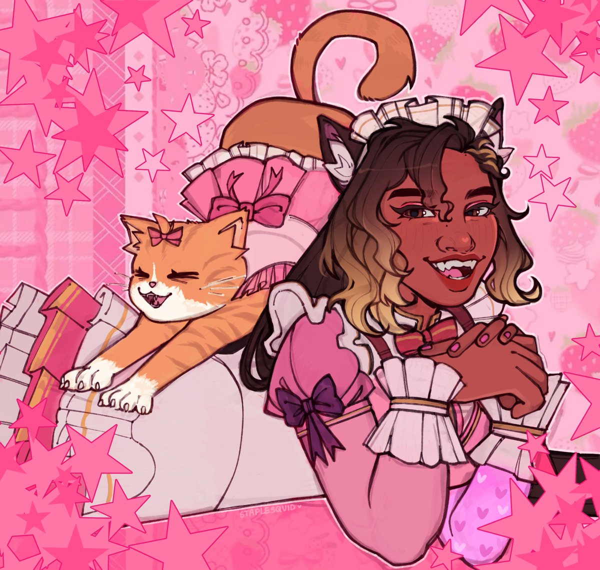 staplesquid's tweet photo. added a couple things to my redbubble !! vvvv 
#anran #sierra #overwatch https://t.co/mx1cAzF7RU