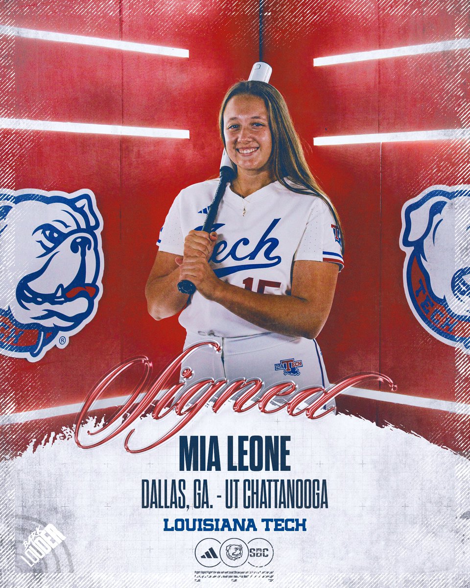 LATechSB's tweet photo. 𝙎𝙞𝙜𝙣𝙚𝙙 🖊️

Welcome to LA Tech, Mia Leone‼️

➡️ @MiaLeone19 

#BarkLouder https://t.co/LNe0BHNP7y