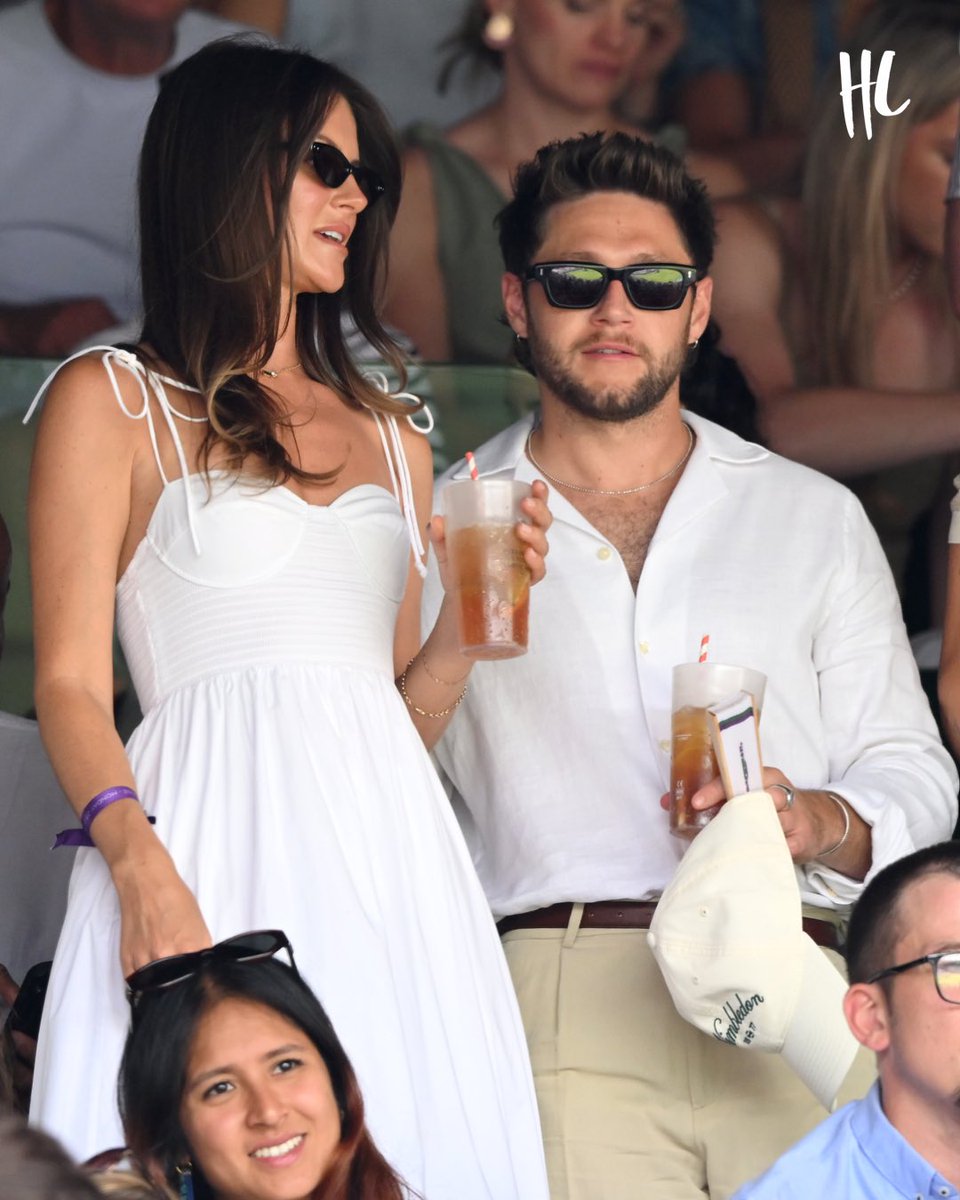 HollywoodLife's tweet photo. Niall Horan and Amelia Woolley were spotted together at Wimbledon in London.🎾
(📸: Getty Images) https://t.co/36jVepCL1H