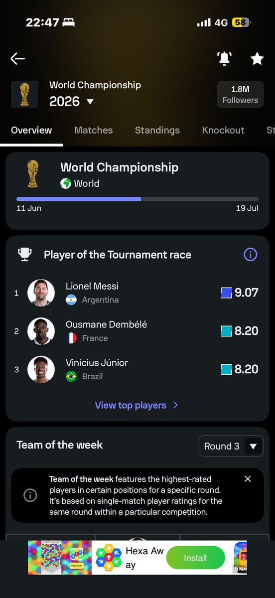 timfandang's tweet photo. @Sofascore wtf is the world championship? https://t.co/XX6ZqEdNXB