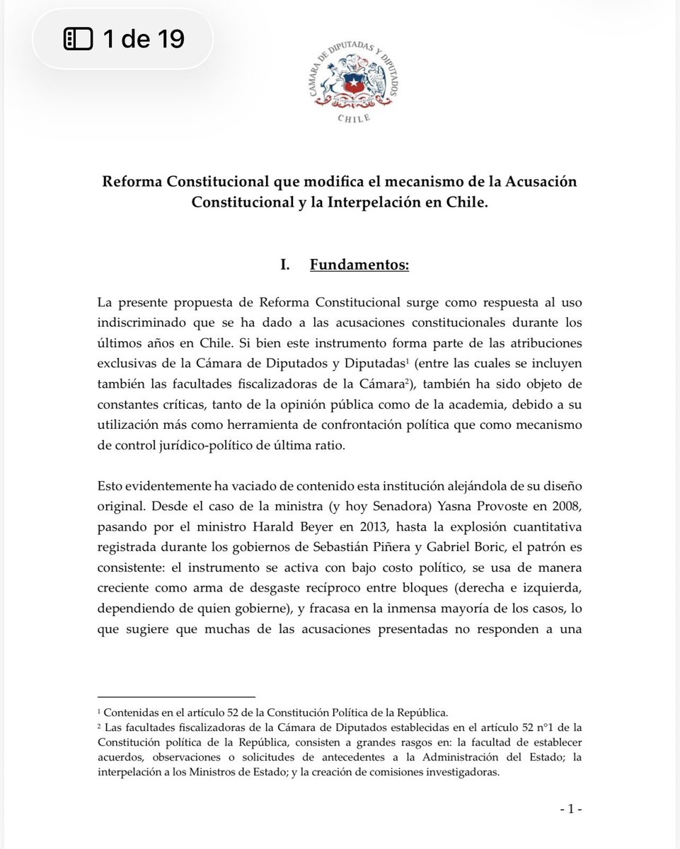 PinillaDiputado's tweet photo. 🔴El senado sigue discutiendo la Acusación constitucional contra Grau, una pérdida de tiempo y recursos impresionante. El @PDC_Chile tiene su propia propuesta de reforma constitucional para eliminar estos shows que lo único que hacen es que las grandes reformas sigan durmiendo. https://t.co/NjSnMx4Koe
