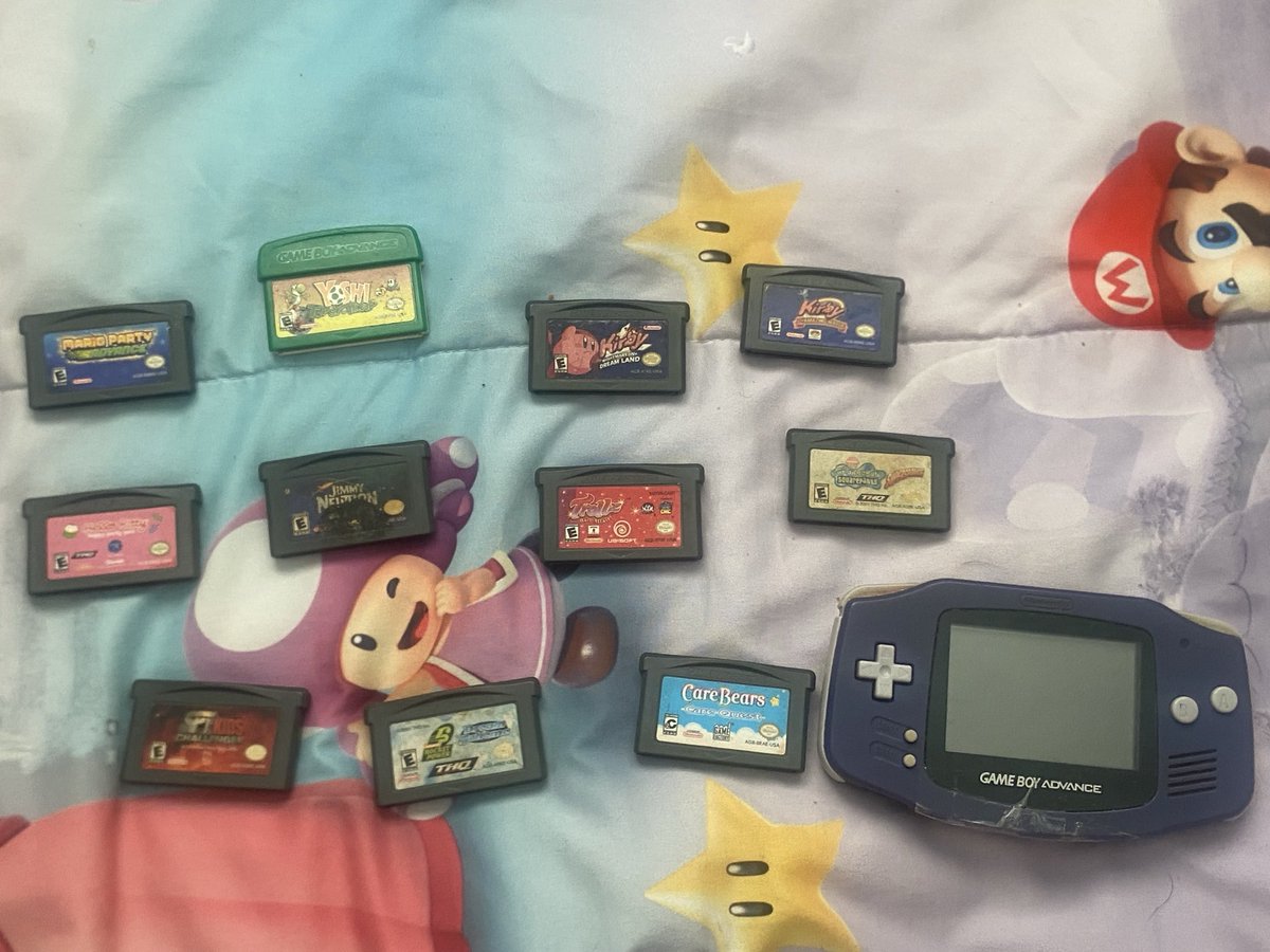 aaliyah_rosado's tweet photo. Check out my Nintendo GameBoy Advance and GameBoy Advance games I have!
#Nintendo #GameBoy #GameBoyAdvance #NintendoGameBoy #NintendoGameBoyAdvance https://t.co/hrW4GBmjuc