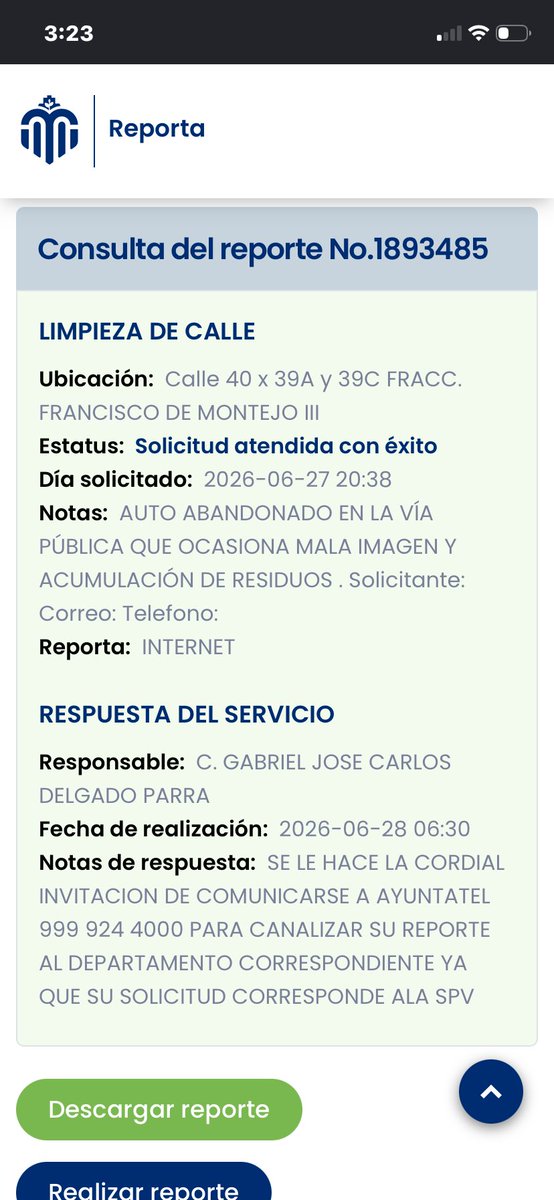 rafa_amaro's tweet photo. @AyuntaMerida Solicito de su valioso apoyo para dar seguimiento a la solicitud antes presentada en la página del ayuntamiento .
@CeciliaPatronL  existen tres autos abandonados en la misma calle en menos de 100 metros . Esto da mala imagen y provoca acumulación de residuos. https://t.co/V2QMqoBZgm