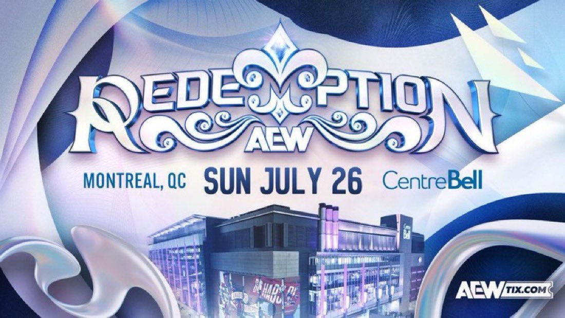 WrestlePurists's tweet photo. AEW Redemption will have an earlier start time, Tony Khan announced.

The PPV will begin at 7 PM EST with the Buy In set for 6 PM EST. https://t.co/z8KD3dHXXw