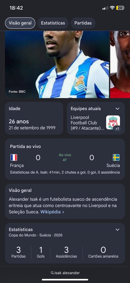 jagarispfc's tweet photo. @superbet_br Superbet, por que vocês tiraram um chute ao gol do Isak Alexander? Estava 2 e depois 1, sendo que até o Google contabilizou https://t.co/2mzfM8SQdV