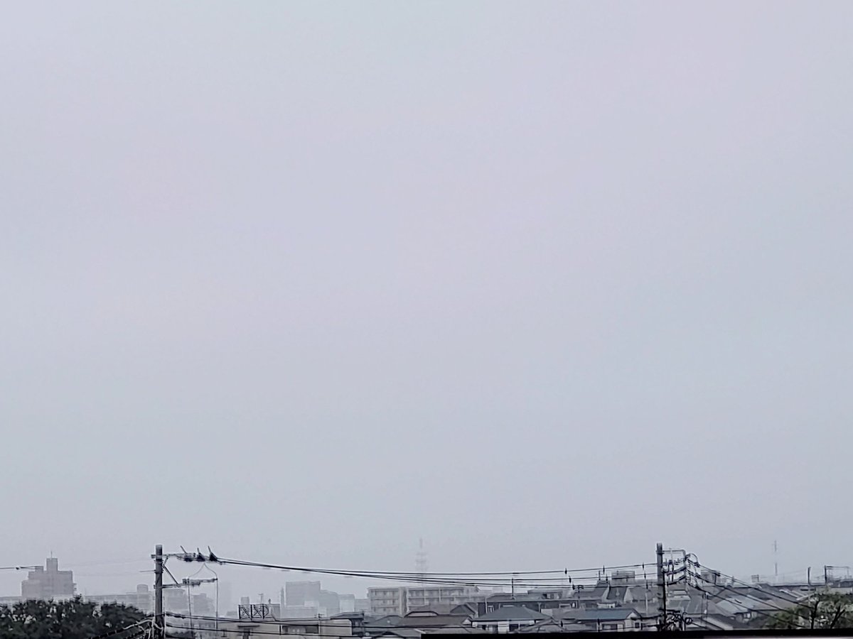 skyanai's tweet photo. おはようございます
いつも沢山の♥ありがとうございます
白くモヤモヤとした曇り空☁
たまに雲越しから太陽が見えるタイミングがあります
アメダスの気温は22℃
風は微かに吹く程度で、蒸し暑く感じます
皆さんの空はどうですか
では良い１日を
＃イマソラ
#空がある風景 https://t.co/7Ra9WSEcDQ