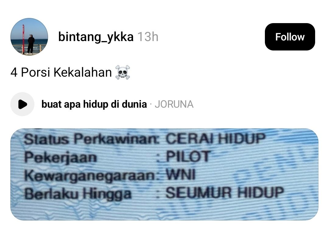 Hidupsebagai62's tweet photo. Tau kan kenapa cerai ... https://t.co/YAEJ1ILkxD