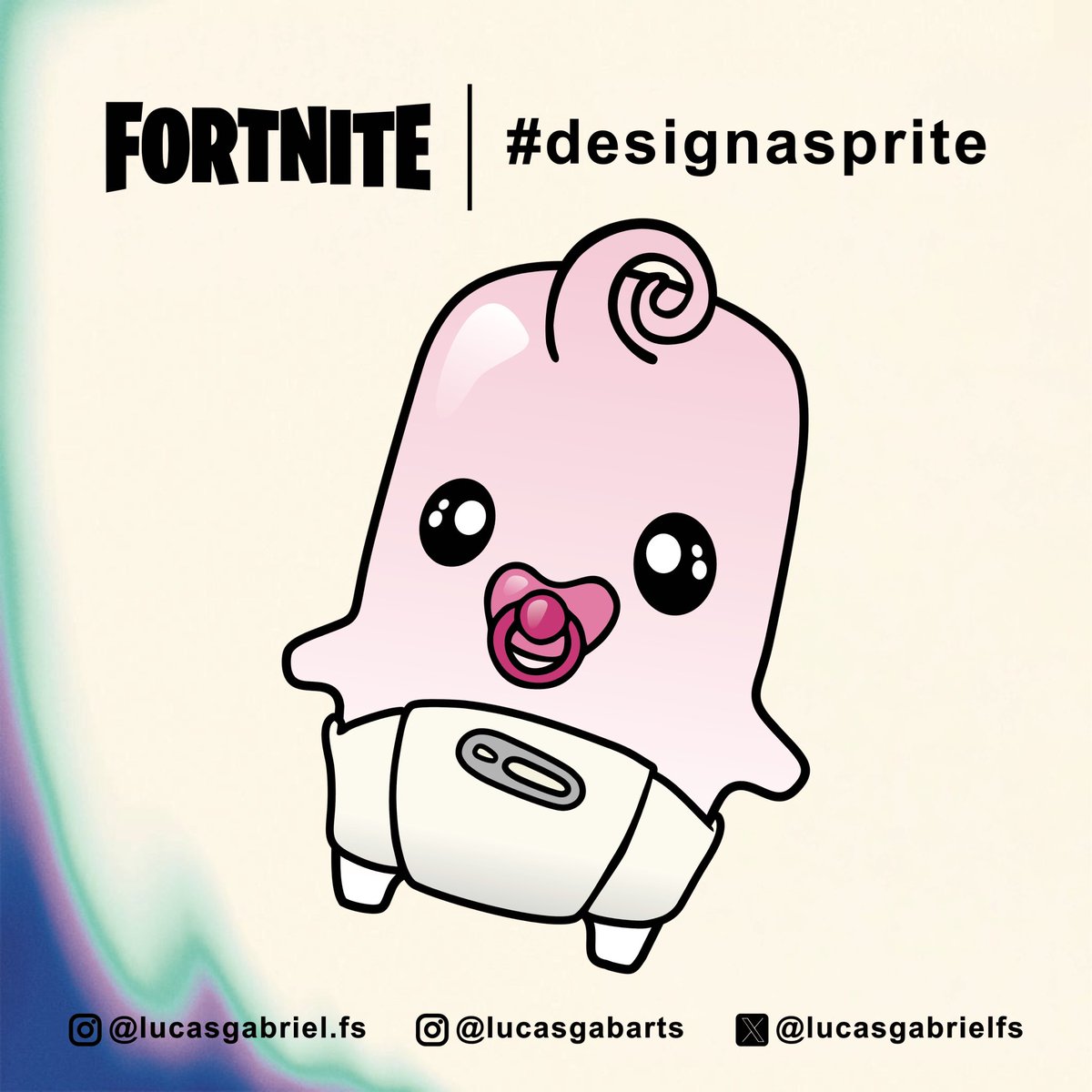 LucasGabrielFS's tweet photo. Apresentando minha primeira inscrição para o concurso #DesignASprite do Fortnite!

Conheçam o Elemental Bebê!

#Fortnite #FortniteArt https://t.co/v0211ixCIK