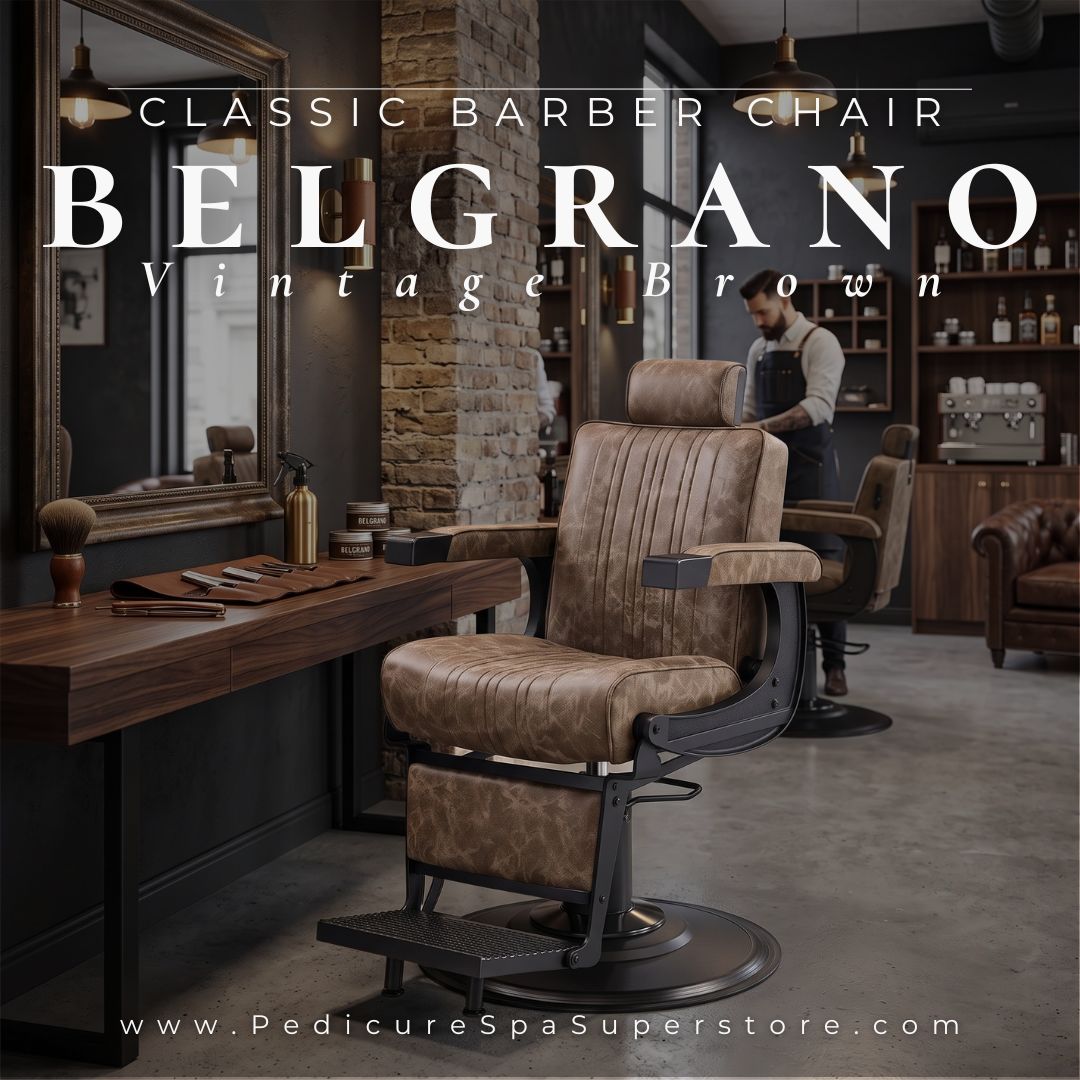 PediSpaStore's tweet photo. 💈 Elevate Your Shop’s Standard: Meet the Belgrano Classic Barber Chair 💈

👉 https://t.co/VXhNqRC2br

#BarberFurniture #BarberChair #BarberShopSetup #MensGrooming #Salonequipment #PedicureSpaSuperstore #DIRSalonFurniture #BarberLife #ThreadingChair https://t.co/c0rnsgNVUC