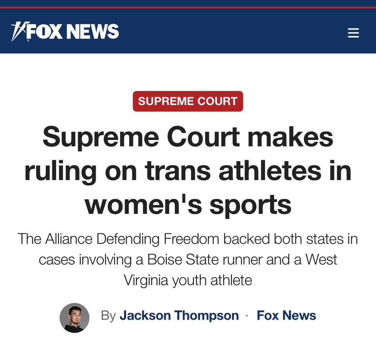Mike_Pence's tweet photo. Winning! A Monumental Victory for Common Sense and the Rights of Girls and Women to compete and excel in athletic competition freely, safely, and fairly! God Bless the Conservative Majority on the Supreme Court of the United States!🇺🇸 https://t.co/yKyiGFR8Ea https://t.co/qGELPXzt12