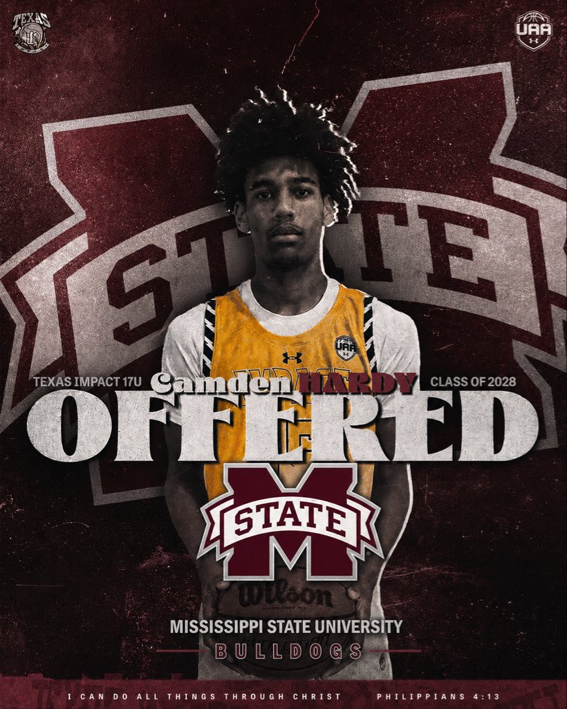 TheCamHardy's tweet photo. Blessed to have received an offer from @HailStateMBK https://t.co/g8P27PtjM8