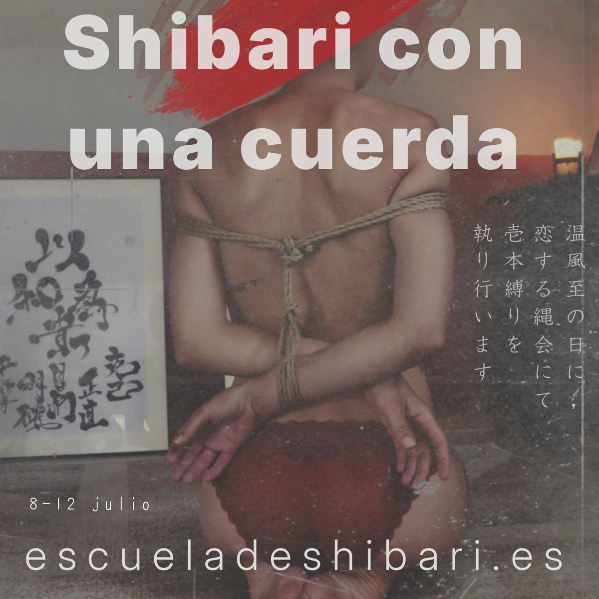 EscuelaShibari's tweet photo. Trabajo práctico sobre cuerpo, cuerda y contexto. Cada semana dedicada a un tema, con una progresión pensada para quien quiera hacer el recorrido completo y con sentido propio para quien venga a uno solo.

https://t.co/UHx4cYv8hG https://t.co/kxWGLOvIqR