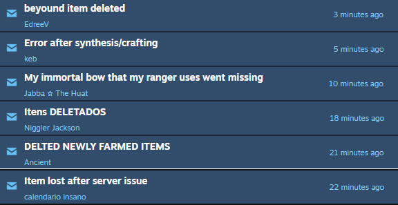 msdapit's tweet photo. ternyata saya tidak sendiri yg kehilangan item inventory, material hilang, gear buat sintesis hilang, sia-sia farming🤣 https://t.co/9QZB9hTiwR