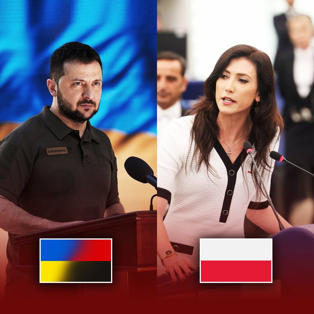 EwaZajaczkowska's tweet photo. Koniec patyczkowania się❗️ Po tym jak Zełenski zgłosił projekt o budowie Panteonu Narodowego Ukrainy i dalszego gloryfikowania banderowskich ludobójców polskich obywateli, należy natychmiast 👇

✅ Zablokować Ukrainie możliwość wejścia do UE
✅ Skończyć z pomocą finansową, militarną i logistyczną
✅ Blokować w UE kolejne wielomiliardowe długi na rzecz Ukrainy
✅ Przestać finansować Ukraińcom Starlinki
✅ Wprowadzić wizy dla obywateli Ukrainy

Przywróćmy Polsce godność i skończmy frajerstwem. Jeśli nie zaczną nas szanować, to nie dostaną nic. Nasze rządy potrafiły się tylko przed nimi płaszczyć, a Polacy nie mieli z tego nic, poza długami, które będziemy spłacać wiele lat. My finansowaliśmy im pomoc wojskową i darmową ochronę zdrowia w Polsce, a oni rozkręcali antypolski kult UPA i Bandery. 

Już dość, już wystarczy. Twardo, stanowczo i ani kroku w tył - to jedyna droga, by realizować POLSKIE interesy! 🇵🇱