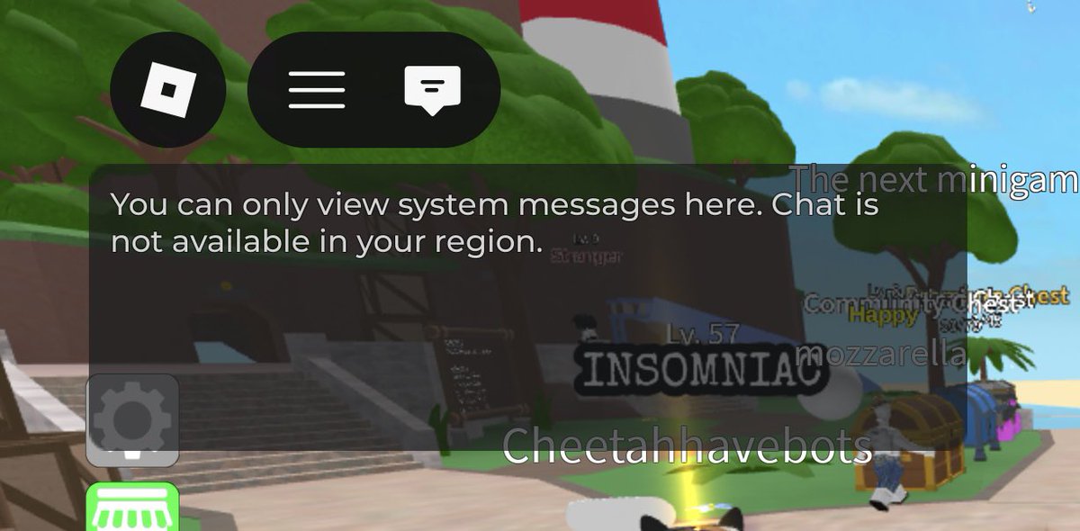 B1l1yyy's tweet photo. Big new for Roblox VNG players:
Back then we cant chat with global player and now Chat is not available in Vietnam 😭
#Roblox #RobloxVNG https://t.co/R2970JUvCS