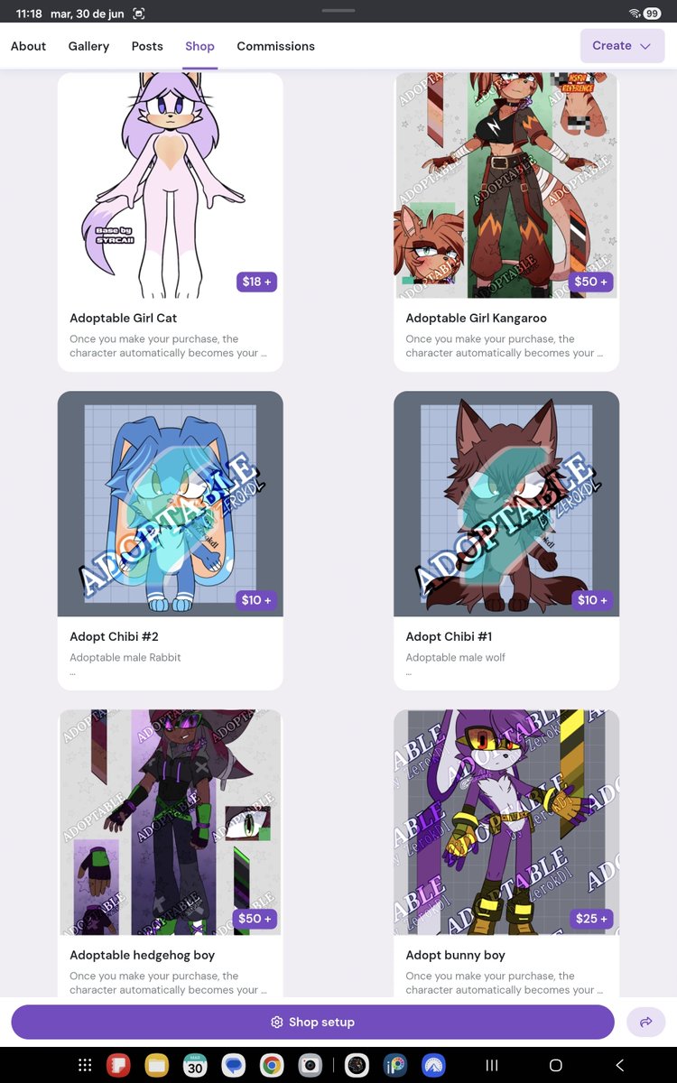 ZerokdlC's tweet photo. I'm sharing these adoptables I have for sale. If anyone is interested, you can follow the link and purchase them directly from my Ko-fi store. You can also feel free to DM me to buy one.

#Adoptable #OCSale #Furryadoptable #Sonicadoptable #SonicTheHedghehog https://t.co/eM8KUmwKvr