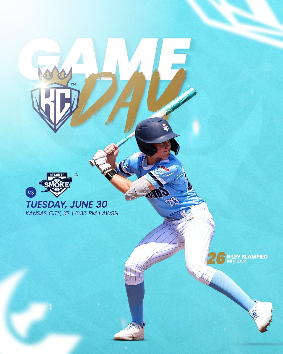 thekcdiamonds's tweet photo. GAME DAY!🥎
Who’s joining us tonight? 👀
Drop a 💎 if we’ll see you at the ballpark!
#KCDiamonds #KC #GAMEDAY #KCSports https://t.co/kQinbkaZ34
