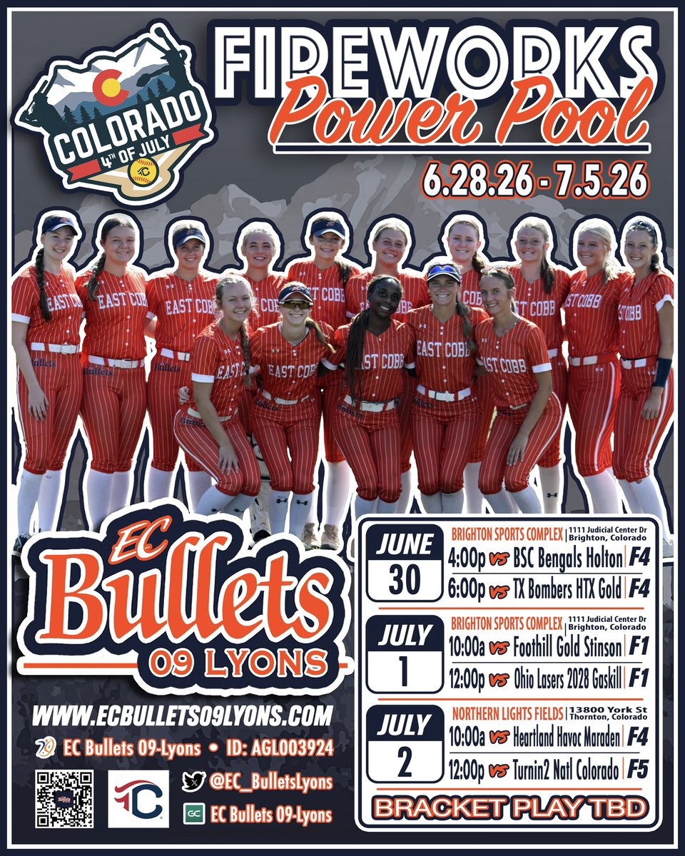 CampbellHicks28's tweet photo. I’m so excited to play today with my team, @EC_BulletsLyons, in the @triplecrownspts Fireworks Power Pool! We play at 4 today at Brighton Sports Complex!! https://t.co/zmKkhIyR8Z
