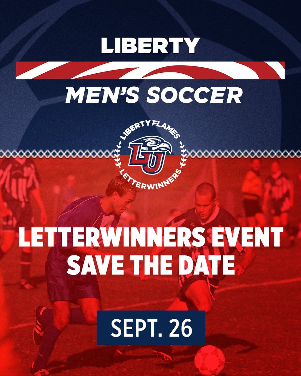 Former_Flames's tweet photo. Celebrate with former Flames on September 26, 2026, for a Men's Soccer alumni event! https://t.co/jZHyMNPo2S
