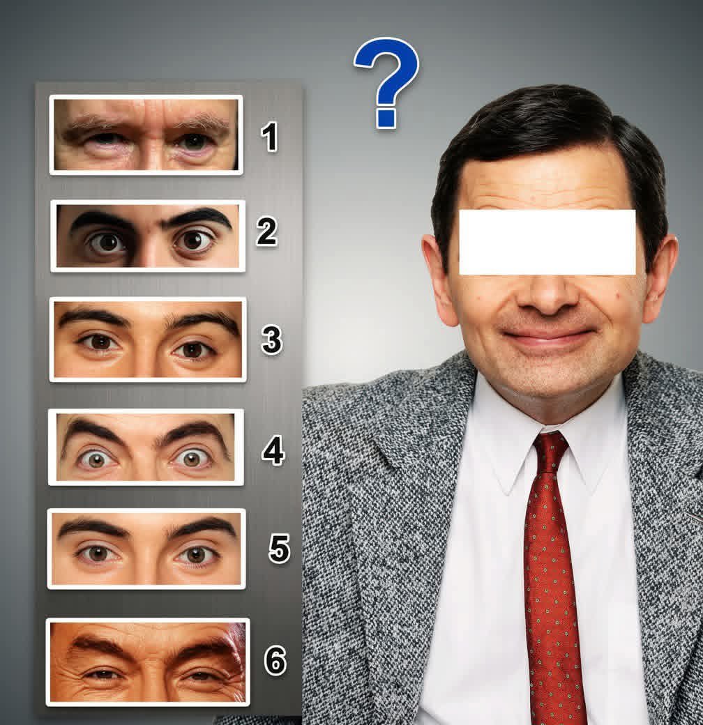 LiraRoyet's tweet photo. ¿Que ojos le corresponden a Mr.Bean? https://t.co/hXUuu6kIoL