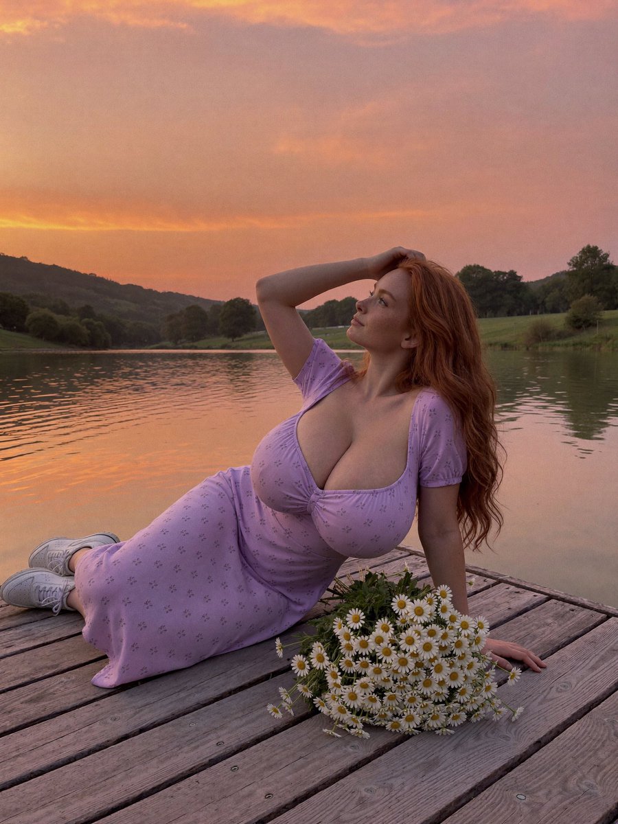 PoppyParadisx's tweet photo. Admiring the sunset? Or something else? 😘 https://t.co/JziLQnNwQN
