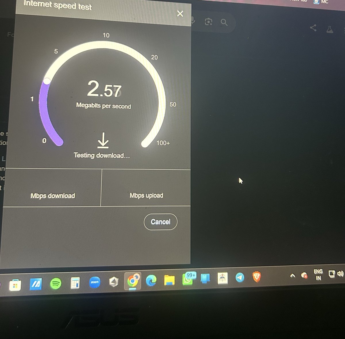 whyischiring's tweet photo. My Jio AirFiber speed over the last 5 days @reliancejio @JioCare https://t.co/PtED3px0sU