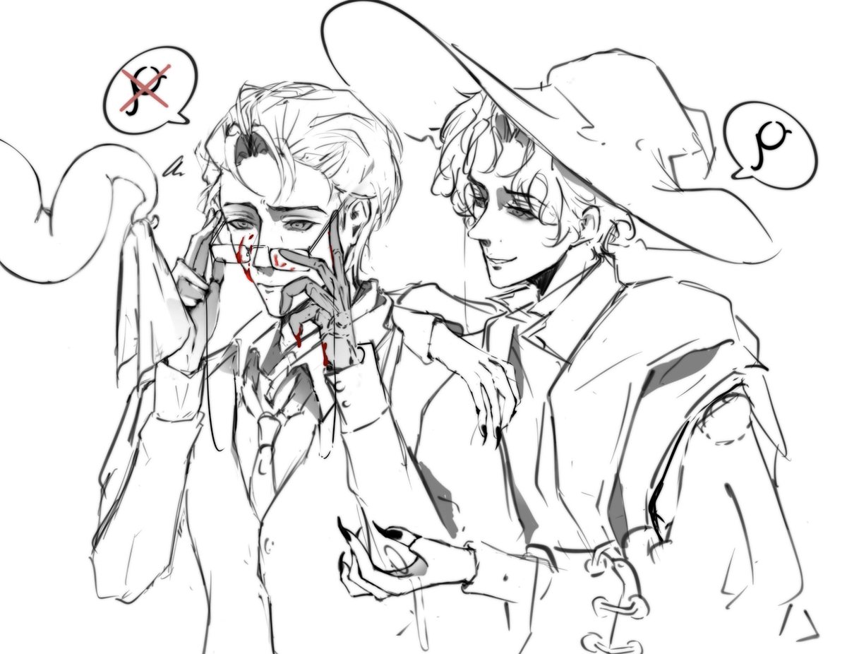 valyne_'s tweet photo. Your glasses are dirty now, use this one Mr.Fool, or should I call you Gehrman?

#克蒙 #KleinMon https://t.co/5Pq0pyyw0u