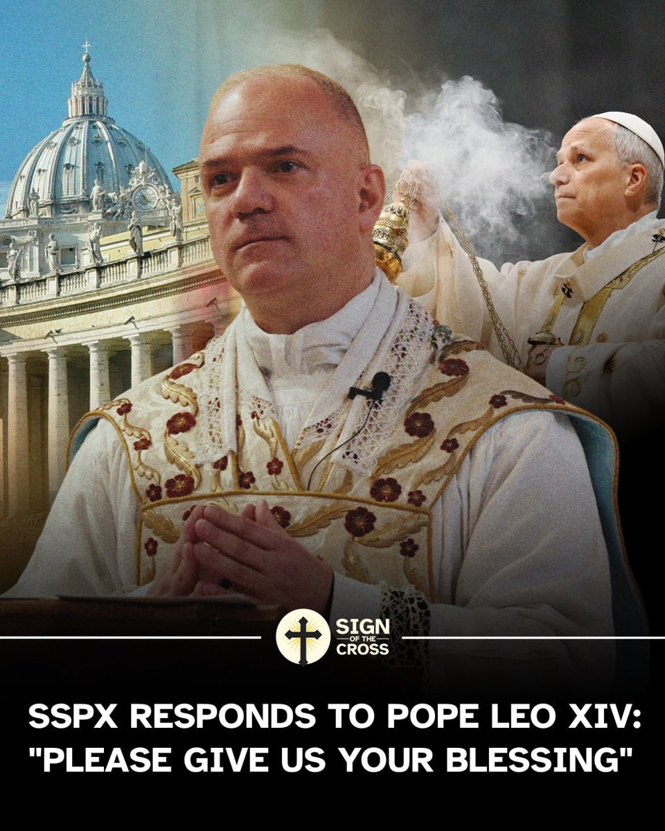 CatholicSOTC's tweet photo. SSPX Superior General Fr. Davide Pagliarani has responded to Pope Leo’s recent request that they cancel the consecration of four bishops.

"It is never too late. Please give us Your blessing."

https://t.co/RbGTKbYTMb https://t.co/dUxb7bWMNC