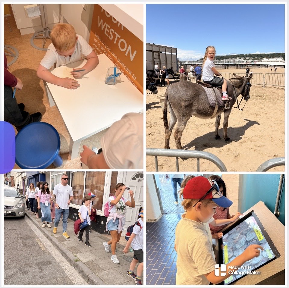 BeaumontStAnnes's tweet photo. A train ride, museum trip, ice cream, donkey rides and lots of rest stops along the way - Year 1 had an absolutely amazing time in Weston today despite a little rain.@StAnnes_EHS #tplt https://t.co/L9V2yEeehi
