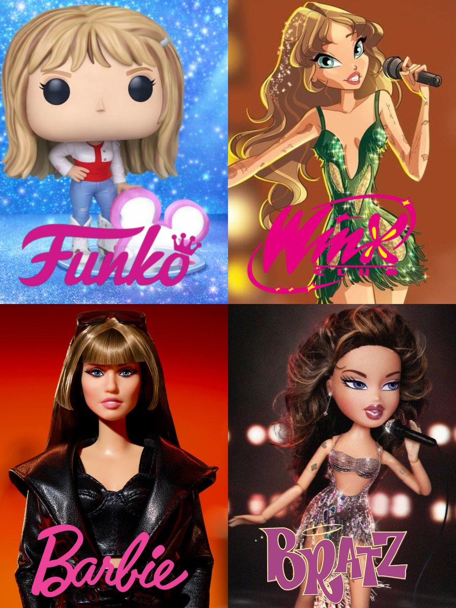 MileyCyrusBz's tweet photo. Miley Cyrus has been introduced to the Winx, Funko, Barbie &amp; Bratz universes. https://t.co/Whcn91fAhM